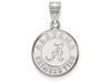 LogoArt SS086UAL Alabama Medium (5/8 Inch) Disc Pendant (Sterling Sliver)