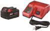 M18 18-VOLT LITHIUM-ION 5.0AH STARTER KIT MILWAUKEE ELECTRIC TOOL 48-59-1850