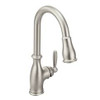 CSI 7185SRS Moen Brantford One-Handle High Arc Pulldown Kitchen Faucet Featuring Reflex, Spot Resist Stainless ()