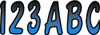 HARD LETTER-NUMBER KIT BLU-BLK HARDLINE BLBKG200
