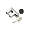 FULTON PERFORMANCE 5807567 Bulldog Chrome Universal Chrome Trailer Coupler Lock