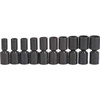 Proto B942098 Proto 3/8-Inch Drive Deep Metric Universal Impact Socket, Set, 6 Point, 10-Piece