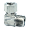 T&S Brass 69-6-8X C Brasscraft 3/8 O.D. by 1/2-in Male Reducing Elbow Lead-Free, Chrome, ,