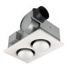 Broan B164  70 CFM, 3.5 Sones; Two-Bulb Heater/Ventilator. Type IC.