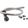 Chicago Faucets C8344ABNF CHICAGO 44 IN. STAINLESS STEEL HOSE/HANDLE ASSEMBLY LEAD FREE