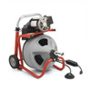 RIDGE B861832 Ridge & #174 K-400 Drum Machine W/Bulb Auger & Gloves, 115V, 60HZ,1/3HP, 75"L x 1/2"W Cable