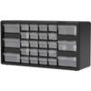 Akro-Mils B1603777 26 Drawer Plastic Parts Storage Hardware and Craft Cabinet, 20-Inch by 10-1/4-Inch by 6-3/8-Inch, Black