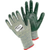 ANSELL B1105889 HyFlex & #174 Cut Resistant Gloves, 11-511, Green Nitrile Palm Coat, Size 10, 1 Pair