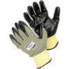 ANSELL B1105887 HyFlex & #174 Cut Resistant Gloves, 11-510, Black Nitrile Palm Coat, Size 8, 1 Pair