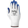 ANSELL B1105863 HyFlex & #174 15-Gauge Nylon Gloves, 11-900, Blue Nitrile Palm Coat, Knitwrist, SZ 8, 1 Pair