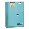 Justrite 942767 Sure-Grip EX Steel 2 Door Manual Corrosives Safety Cabinet, 45 Gallon Capacity, 43" Width x 65" Height x 18" Depth, 2 Adjustable Shelvess, Blue