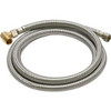 FLUIDMASTER B796103 Dishwasher Connector, Braided Stainless Steel - 3/8" Female Compression Thread x 3/8" Female Compression Thread (Elbow Included), 6 Ft. (72") Length