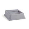 Rubbermaid 498439GY Rm 2664 Untouchable Swing Square Top For 3958/3959 Gray 4/Cs 113332