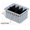Akro-Mils 334289 Akro-Grid Vertical Dividers For Dividable Containers - Long Divider - Fits Container 44344