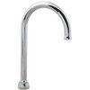 Chicago Faucets CGN2JKABCP Chicago 5-1/4" Brass Rigid/Swing Gooseneck Spout