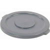 Rubbermaid 239051GY * Round Brute Lid For 10gal Waste Containers, 16" dia, Gray *