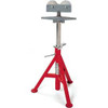 RIDGE B326658 Ridge & #174 Model No. Rj-99 Roller Head Pipe Stands, 12" Max. Pipe Capacity, 32"-55" H