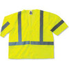 Ergodyne B306176 GloWear 8310HL ANSI Class 3 Economy High Visibility Lime Reflective Safey Vest with Sleeves, 2XL/3XL