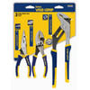 Vise Grip B223276 3 Pc. Traditional Pliers Set-6" Long Nose, 6" Slip Joint & 10" Groove Joint