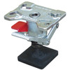 Vestil Manufacturing 984956 Vestil Adjustable Height Floor Lock, Heavy Duty Cast Steel, 6-1/4" - 8" Extended Height, 5-1/2" to 7-1/4" Retracted Height