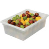 Rubbermaid 652454WH Commercial Food Storage/Tote Box, 12-1/2-Gallon, White,