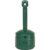 Justrite 442523GN Smokers Cease-Fire Cigarette Butt Receptacle-Forest Green Mfg Co 106672
