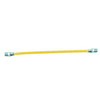 T&S Brass BCSSL4418 BrassCraft ProCoat 1/2" MIP x 1/2" MIP x 18" Stainless Steel Gas Connector 3/8" O.D. (43,800 BTU)