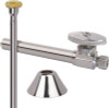 T&S Brass TOILET SUPPLY KIT, MULTI-TURN STRAIGHT VALVE WITH 5 IN. EXTENSION, 1/2 IN. SWEAT X 3/8 IN. COMPRESSION, LEAD FREE T&S Brass CS403DLX C