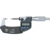 Mitutoyo America Corporation B611566 Mitutoyo 342-351 Digimatic Point Micrometer, Inch/Metric, Ratchet Stop, 15 Deg. Carbide Points, 0-1" (0-25.4mm) Range, 0.00005" (0.001mm) Resolution, +/-0.0001" Accuracy, Meets IP65 Specifications