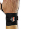 Ergodyne B306501 420 Wrist Wrap with Thumb Loop [Set of 6] Color: Black, Size: Small/Medium