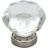 Emtek 86011US10B 86011 Old Town 1-1/4" Clear Crystal Mushroom Cabinet Knob with Solid Brass, Oil Rubbed Bronze