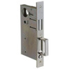 Baldwin 8632033 8632 Pocket Door Privacy Mortise Body with 2-1/2" Backset and Door Pull, Vintage Brass