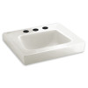 American Standard 194943.020 0194.943.020 Roxalyn Wall-Hung Lavatory CHO Less Overflow for Concealed Arms, White