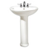 American Standard 236.411.020 0 Cadet Pedestal Top and Leg with 4-Inch Centerset Holes, White