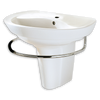 American Standard 44.000.020 00 Ravenna Semi-Pedestal Sink Leg, White