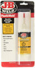 J B Weld 299606 PlasticWeld Quick-Setting Epoxy Syringe - Dries Off-White - 25 ml (Pack of 3)
