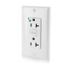 Leviton 2493462 GFNT2-HGW 20A-125V Extra-Heavy Duty Hospital Grade Non-Tamper-Resistant Duplex Self-Test GFCI Receptacle, 20-Amp, White,