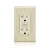 Leviton 2493459  SMARTLOCKPRO TAMPER-RESISTANT DUPLEX GFCI RECEPTACLE WITH LED INDICATOR, NEMA 5-20R, 125 VOLT, 20 AMP, LIGHT ALMOND (1 PER CASE)