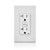 Leviton 2493457 ® SMARTLOCKPRO® 2-POLE TAMPER-RESISTANT DUPLEX GFCI RECEPTACLE WITH LED, WHITE, NEMA 5-20R, 125 VOLTS, 20 AMPS
