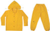 CUSTOM LEATHERCRAFT 284289 CLC® 3-PIECE MEDIUM-WEIGHT YELLOW POLYESTER RAIN SUIT SIZE 2X-LARGE