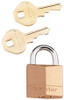 MASTERLOCK 804255  PADLOCK BRASS 1-1/8 IN. PADLOCK BRASS 1-1/8 IN.| Brass Body and Cylinder