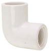 Mueller Industries 99147 Mueller - - 3/4" PVC Schedule 40 Pressure Fitting - Slip x FPT 90° Elbow (50 pack)