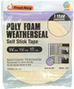 THERMWELL 801947 Frost King H Polyurethane Foam Tape 1/4-Inch, White