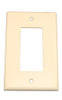 Leviton 2472814  1-Gang Decora/GFCI Device Wallplate, Midway Size, Thermoset, Device Mount, Light Almond