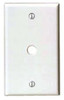 Leviton 100767  001-000 Standard Size Telephone/Cable Wall Plate, 1 Gang, 4-1/2 in L X 2-3/4 in W 0.22 in T, pack of 1, White