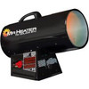 MR. HEATER 2473458 MR HEATER FORCED AIR PROPANE HEATER, QUIET BURN TECHNOLOGY BLOWER, 75K-125K BTU, HEATS 3,000 SQUARE FEET