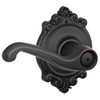 SCHLAGE F40FLA716BRK F40 FLA 716 BRK Brookshire Collection Flair Privacy Lever, Aged Bronze