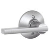 SCHLAGE F170LAT626 F170 LAT 626 Latitude Dummy Lever Trim, Satin Chrome