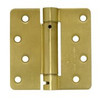 Deltana DSH4R42D  Single Action Steel 4-Inch x 4-Inch x 1/4-Inch Spring Hinge