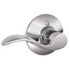 SCHLAGE F170ACC625LH  Accent Left Hand Dummy Lever, Bright Chrome